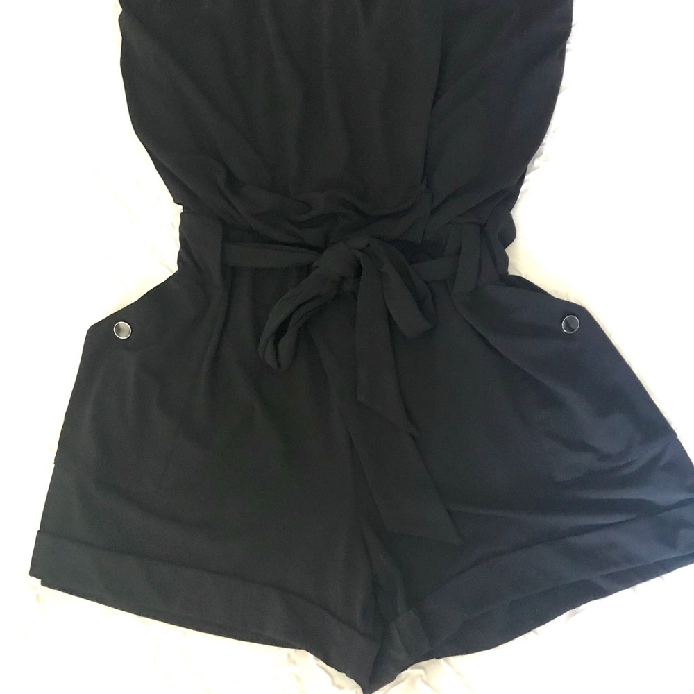 NWOT White House Black Market Strapless Romper - Picture 2 of 5